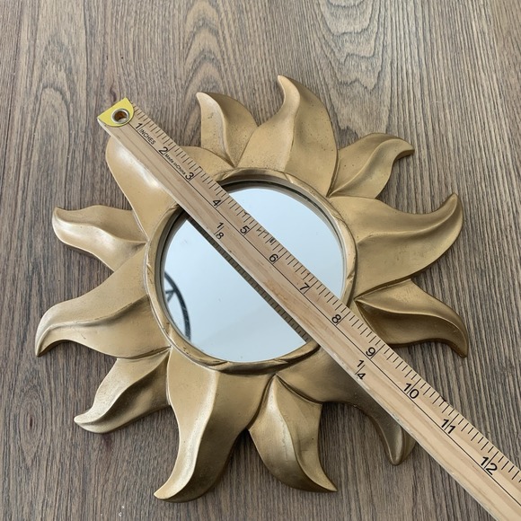 VTG Whimsigoth Sun Sunburst Mirror Gold Wall Decor Pier One Boho - Picture 3 of 4